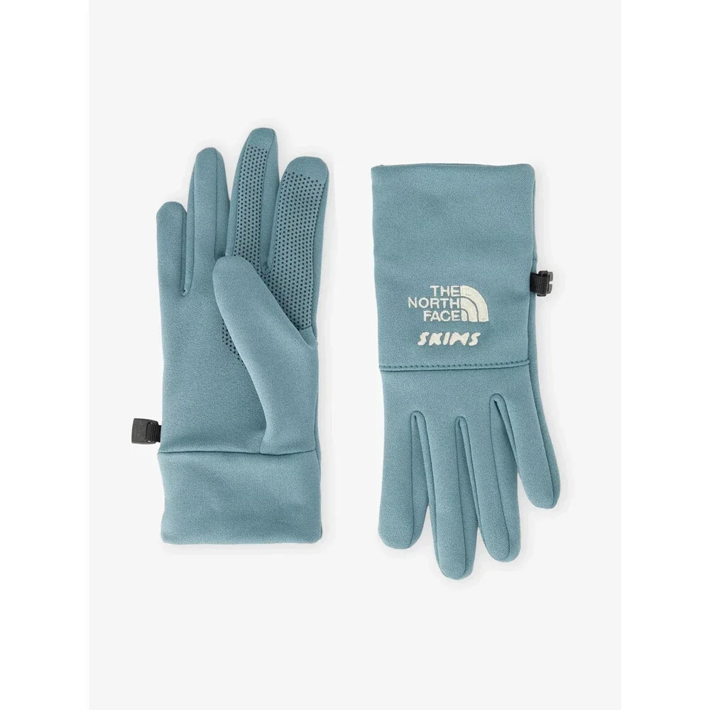 The North Face x SKIMS FW25 Gloves Womens Medium Kyanite Blue Embroidery DAB341